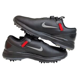 Nike Tiger Woods SZ.13  Golf Spiked Black Shoes New